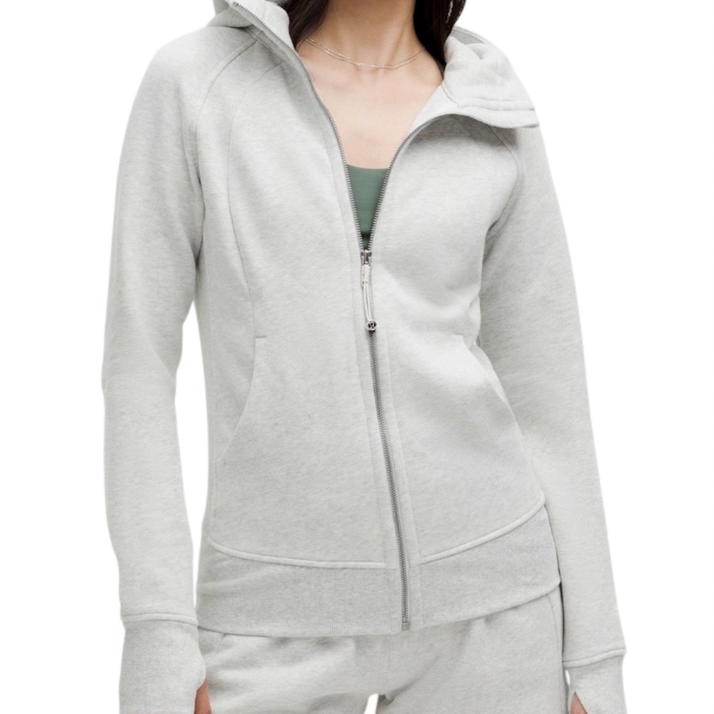 🩶 lululemon athletica Light Gray Full-Zip Hoodie 🩶